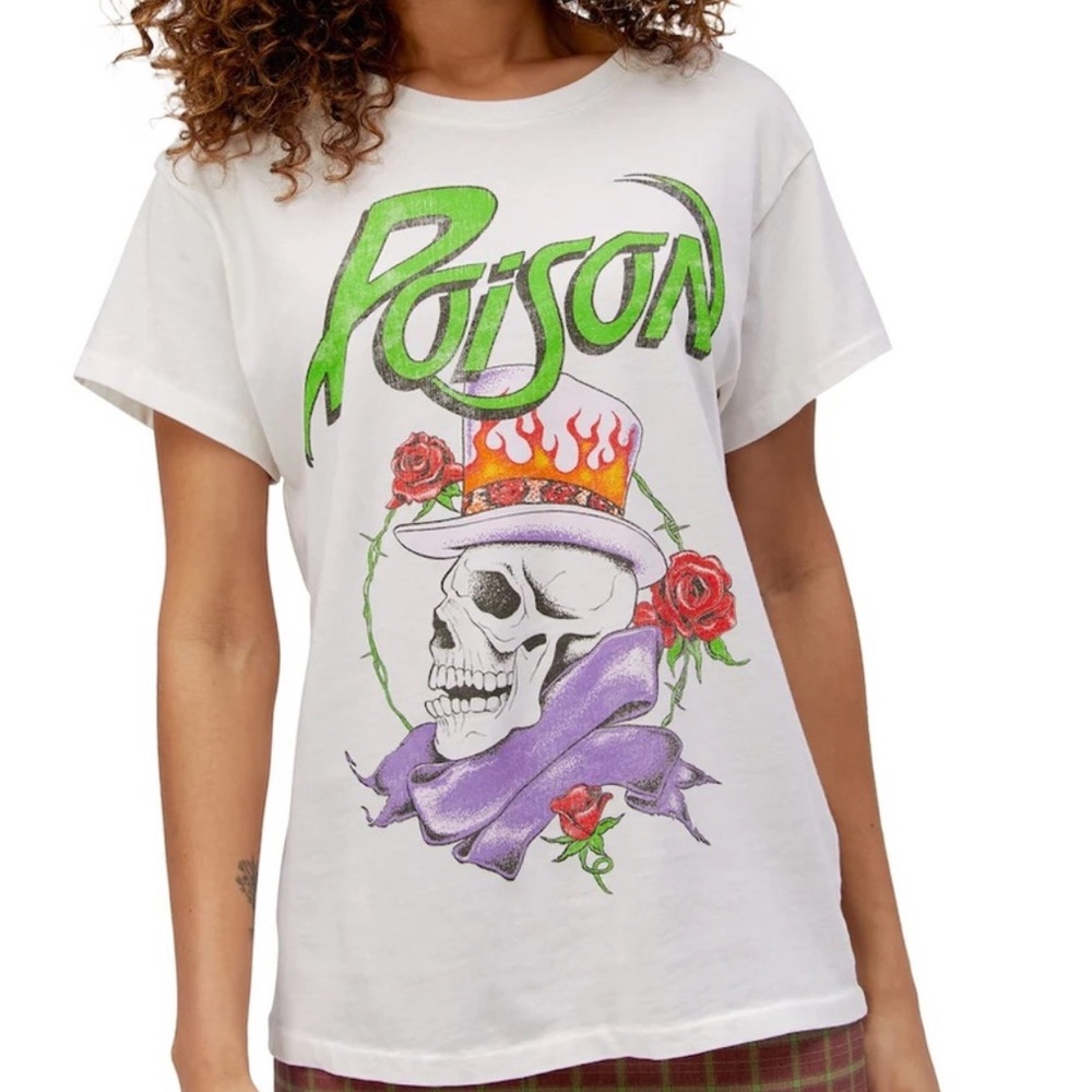 NWT Daydreamer Poison graphic band tee shirt Sz M
